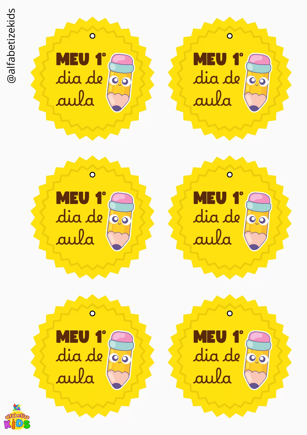 Meu 1º Dia de Aula para Educação Infantil