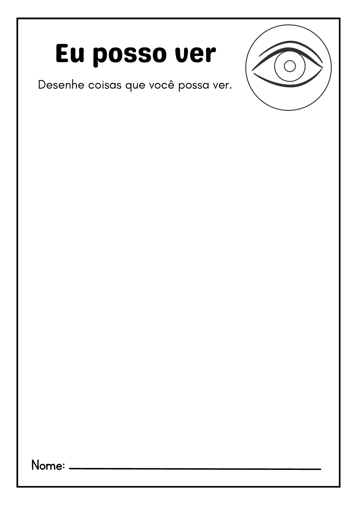 Meus 5 Sentidos – ilustração 2