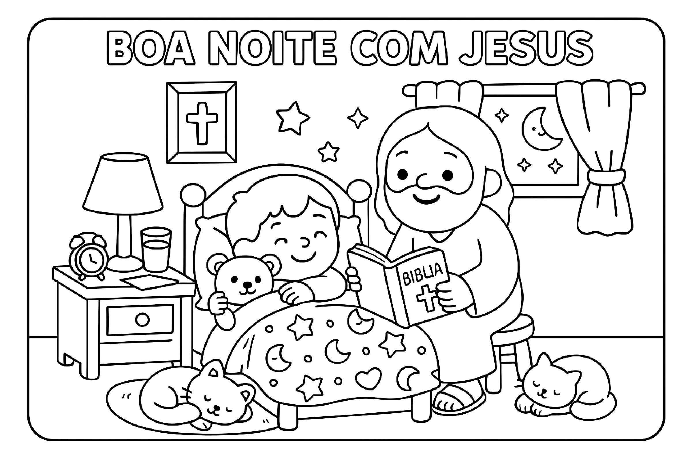 Momentos Com Jesus Para Colorir – Fe Para Criancas 13
