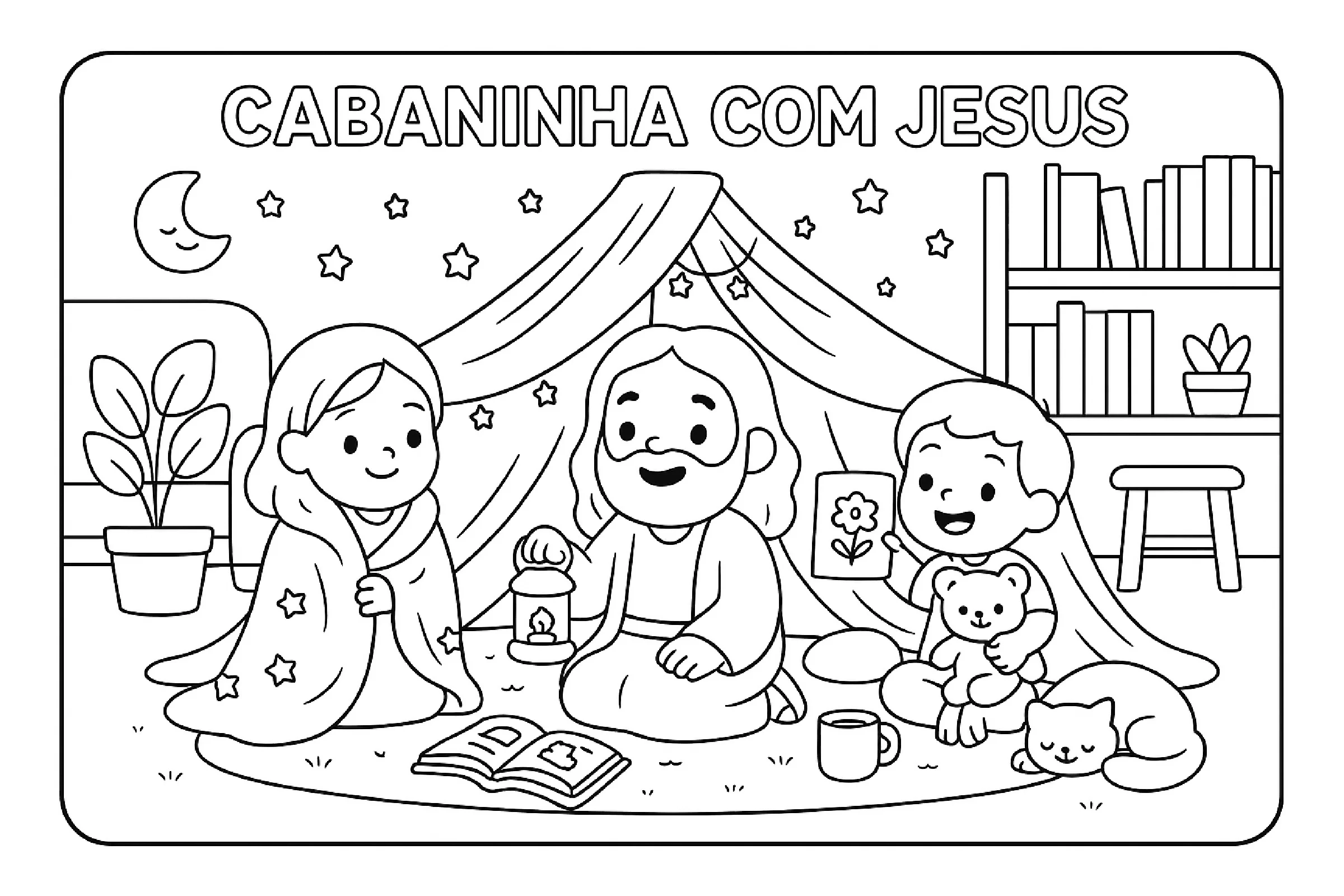 Momentos Com Jesus Para Colorir – Fe Para Criancas 3