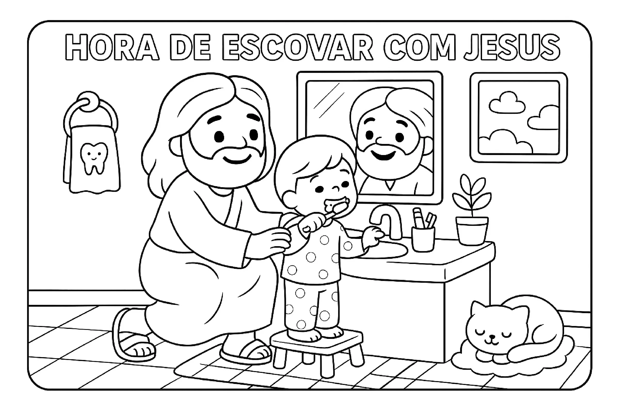 Momentos Com Jesus Para Colorir – Fe Para Criancas 4