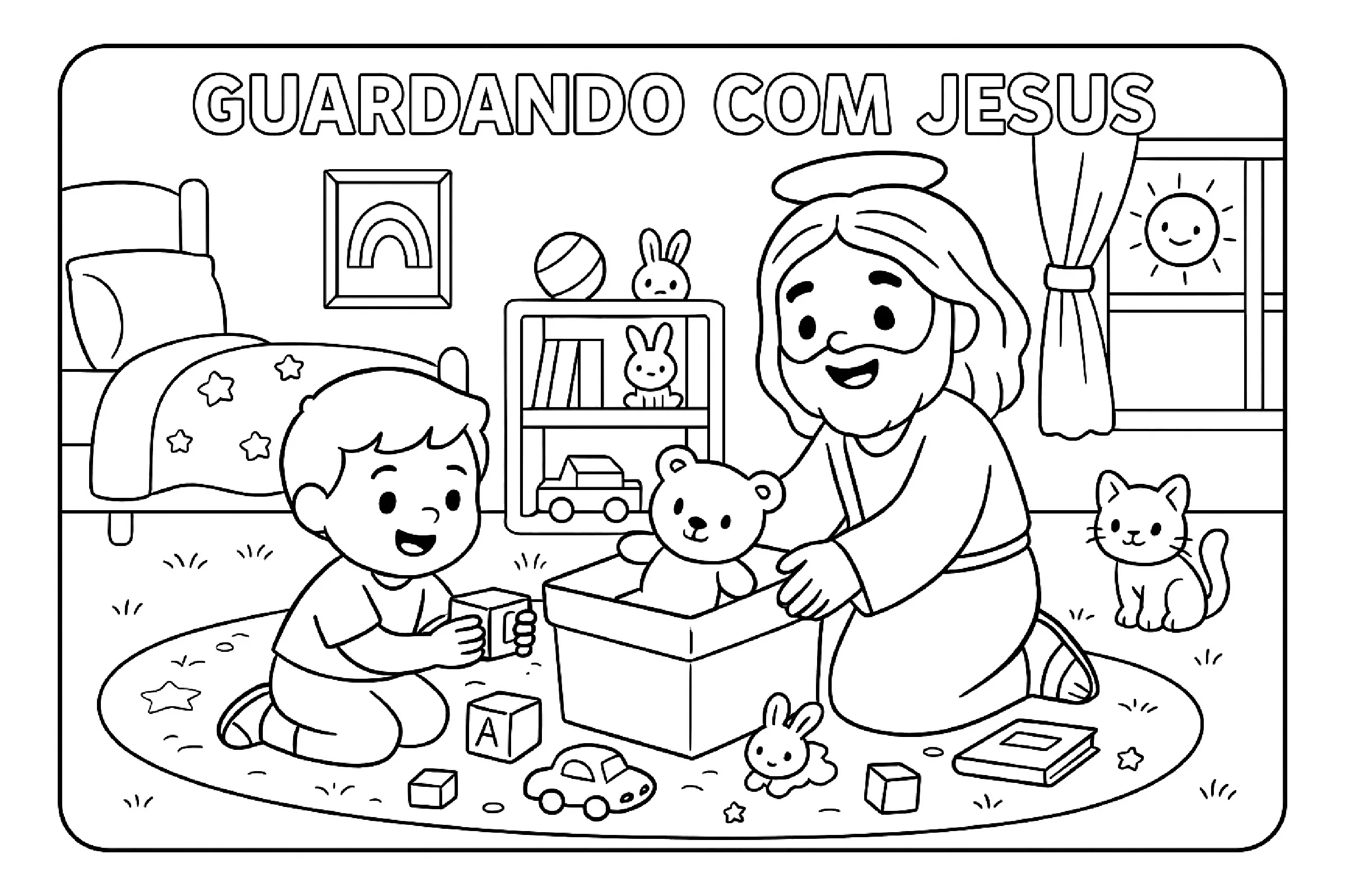 Momentos Com Jesus Para Colorir – Fe Para Criancas 5