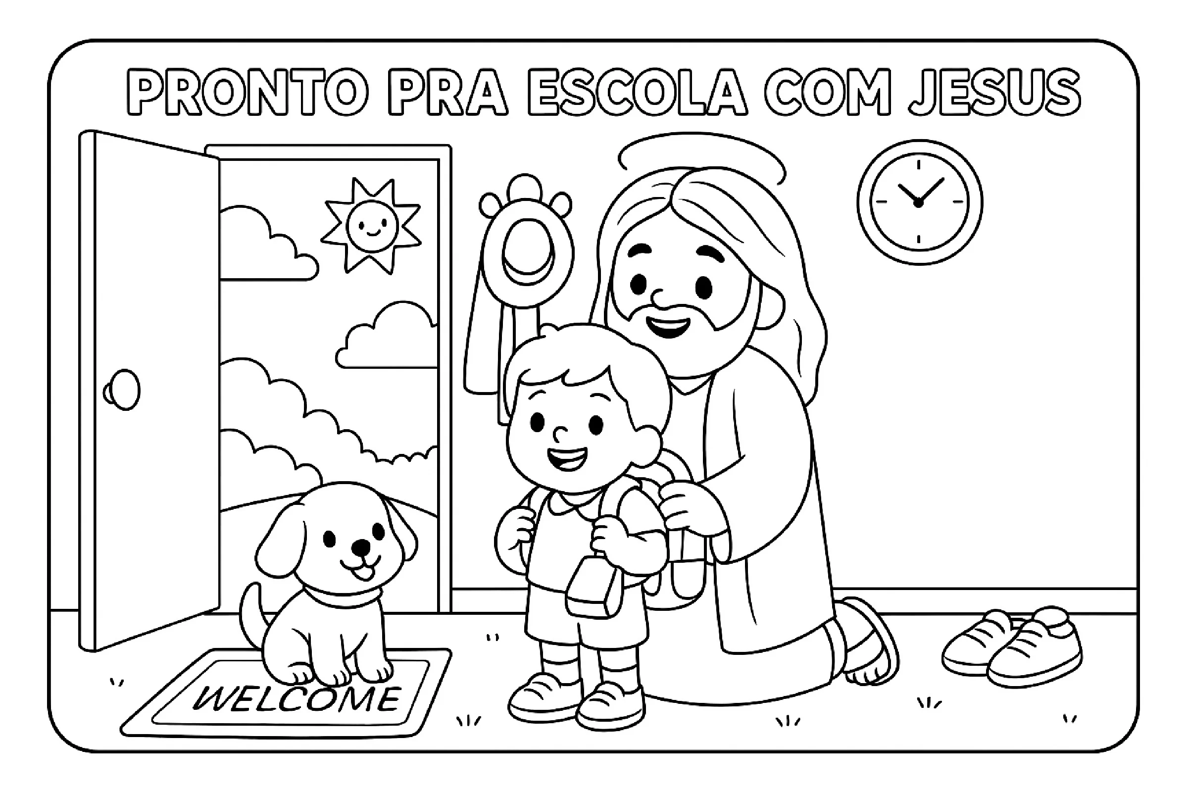 Momentos Com Jesus Para Colorir – Fe Para Criancas 6