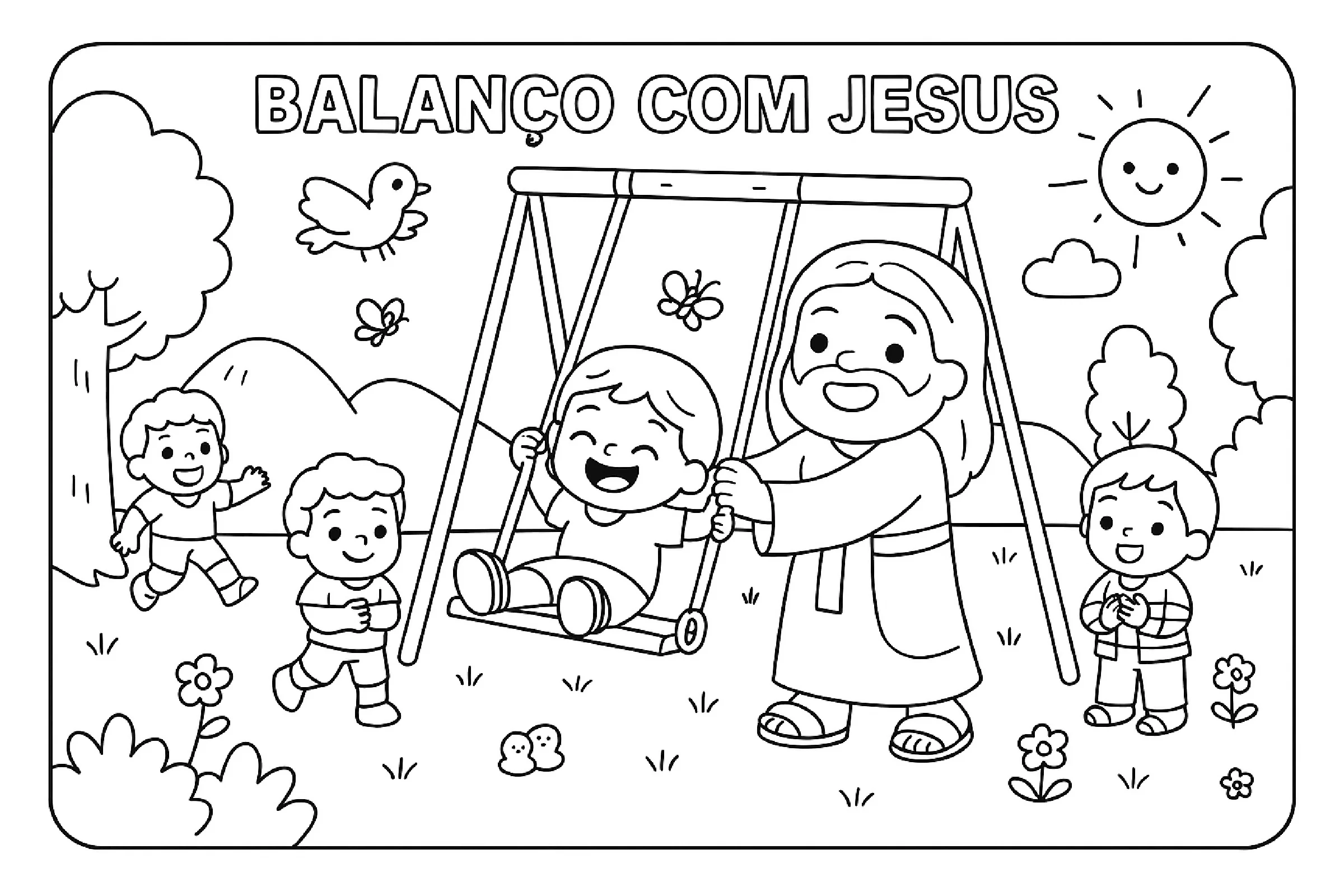 Momentos Com Jesus Para Colorir – Fe Para Criancas 9
