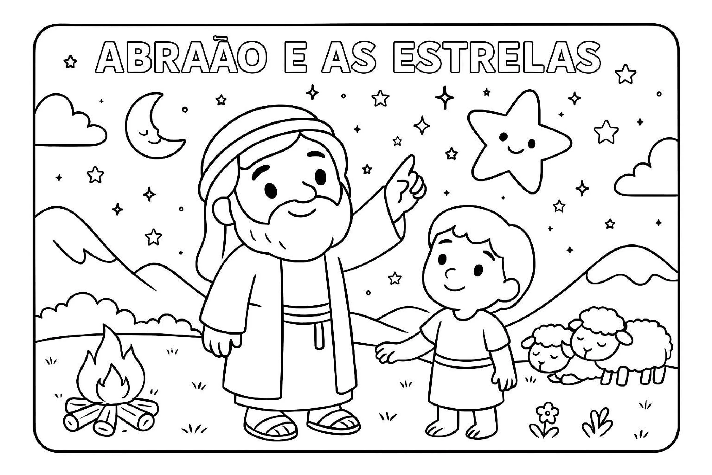 Personagens Biblicos Para Colorir 4