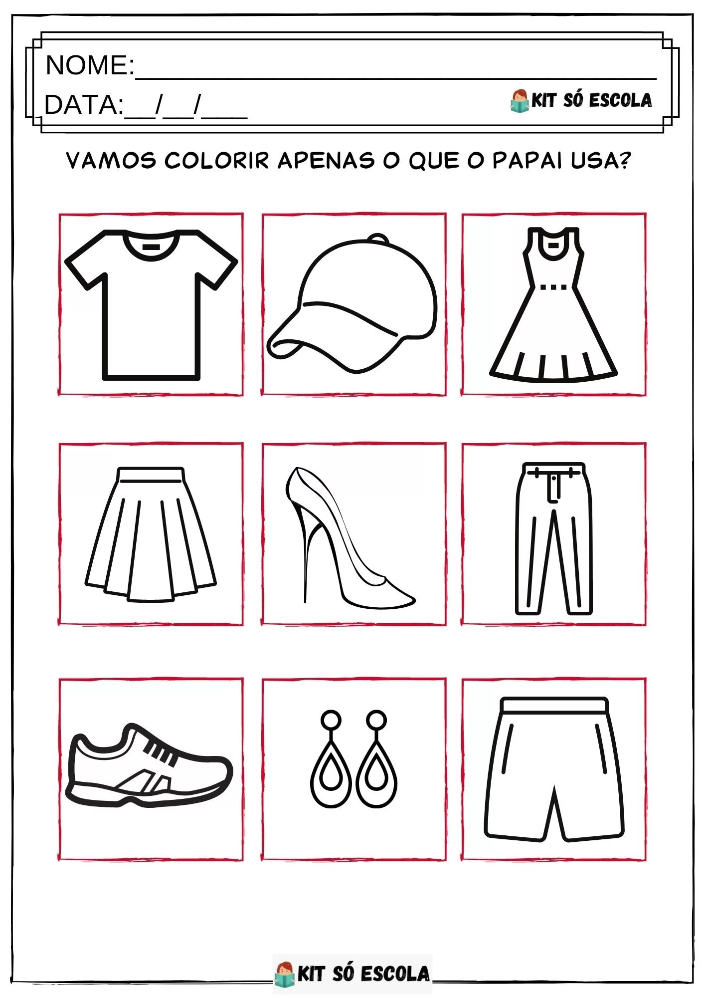 Sequencia De Atividades Dia Dos Pais 2021 2