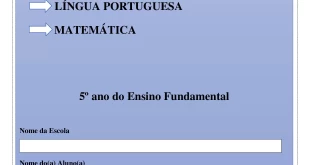 Simulado de Português e Matemática – 5º Ano