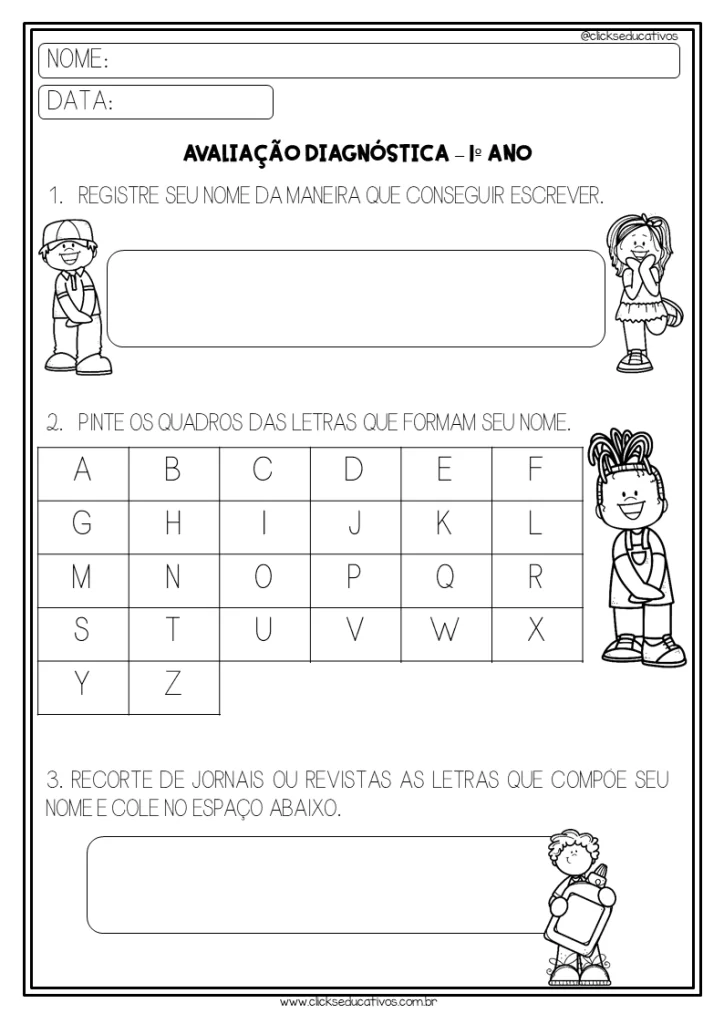 Atividades de Sondagem Diagnóstica