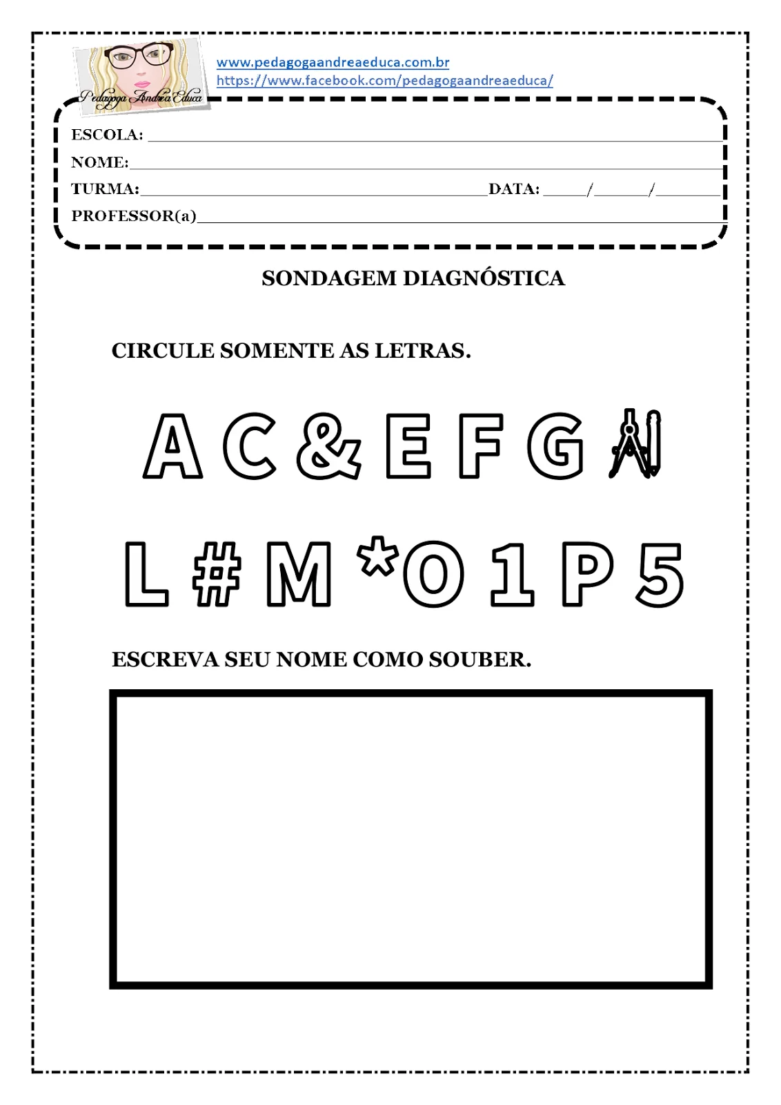 Atividades de Sondagem Diagnóstica