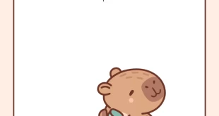 Verbos de Ação para Colorir – Capivara em PDF Grátis