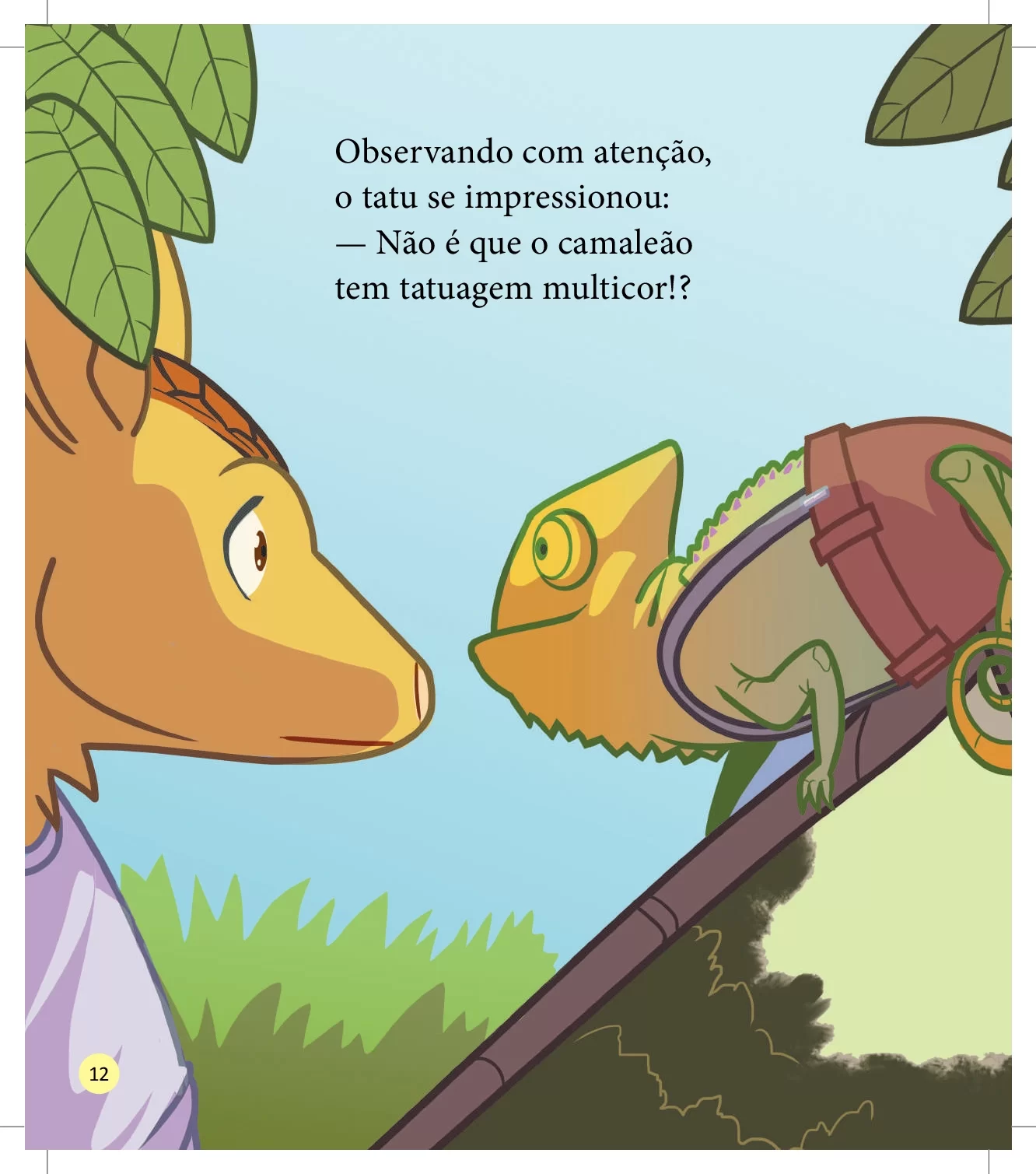 A Tatuagem Do Tatu Livro Infantil Em PDF Para Imprimir 14