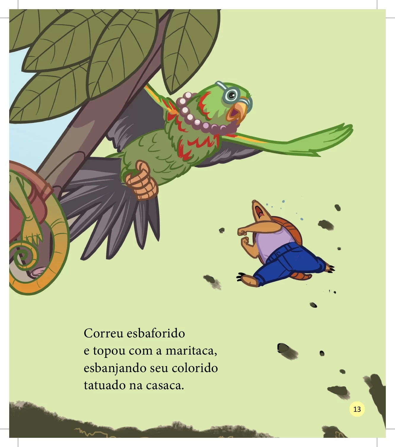 A Tatuagem Do Tatu Livro Infantil Em PDF Para Imprimir 15