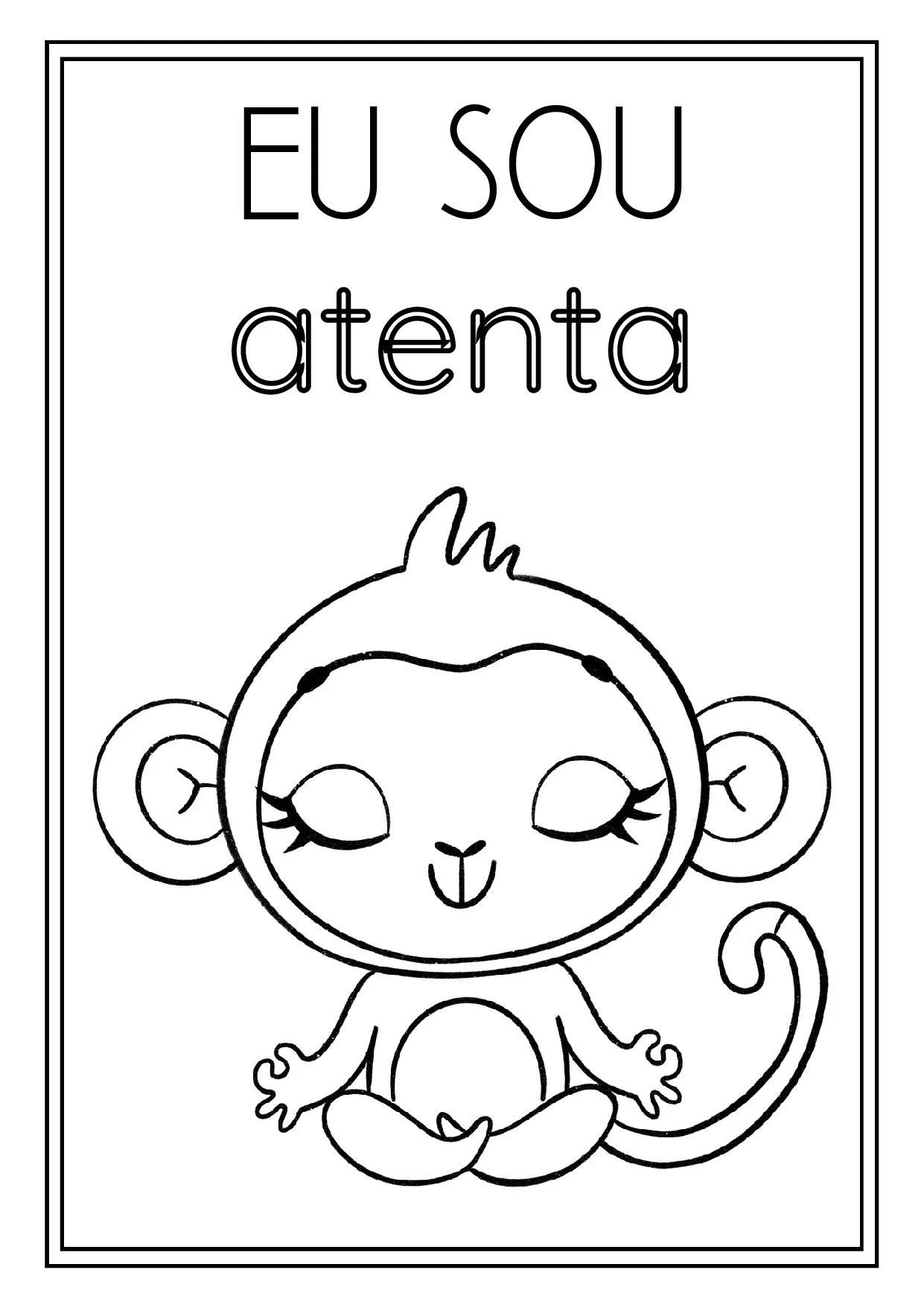 Afirmações Positivas para Colorir – ilustração 2