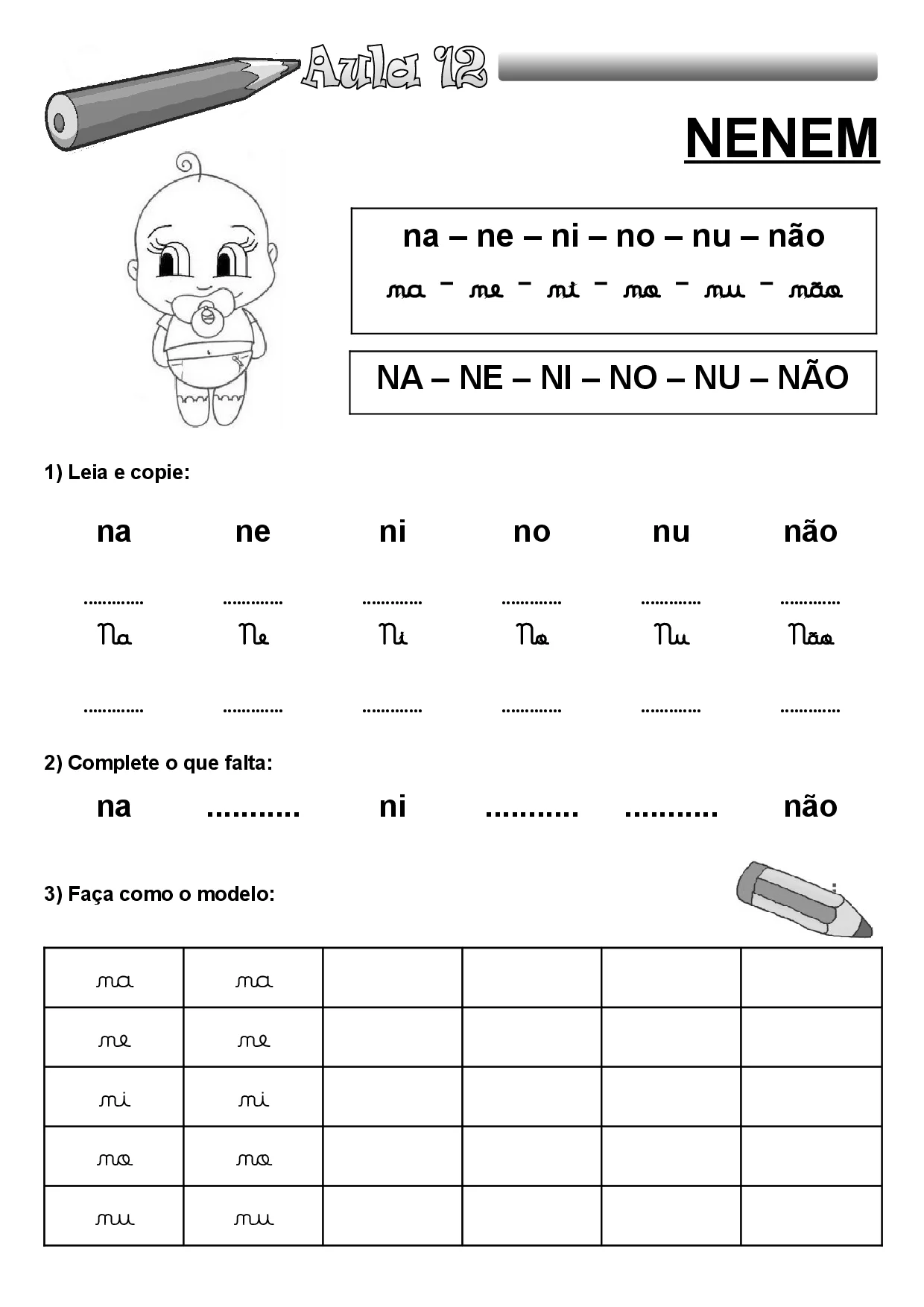 Apostila De Alfabetizacao Para Imprimir PDF Gratis 22