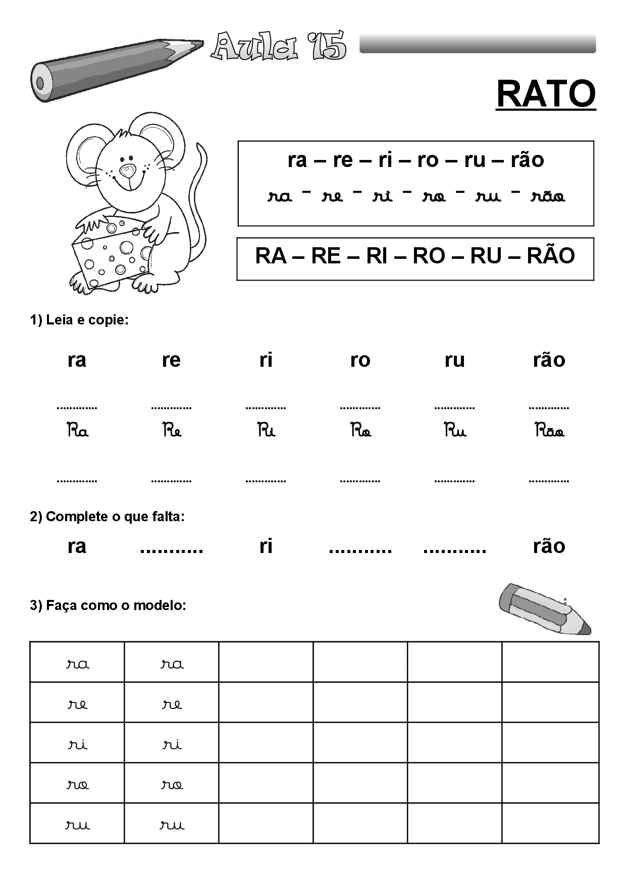 Apostila De Alfabetizacao Para Imprimir PDF Gratis 28
