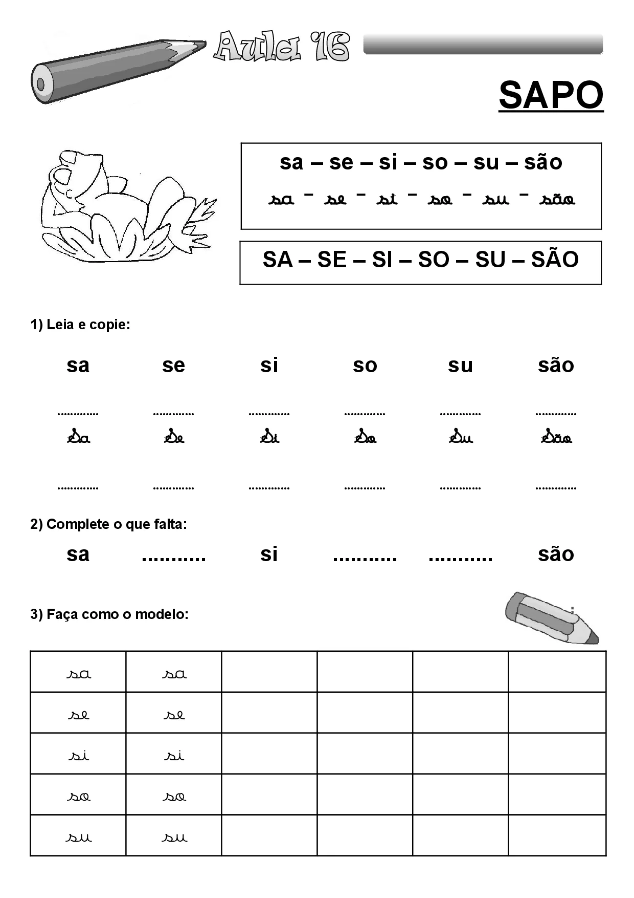 Apostila De Alfabetizacao Para Imprimir PDF Gratis 30
