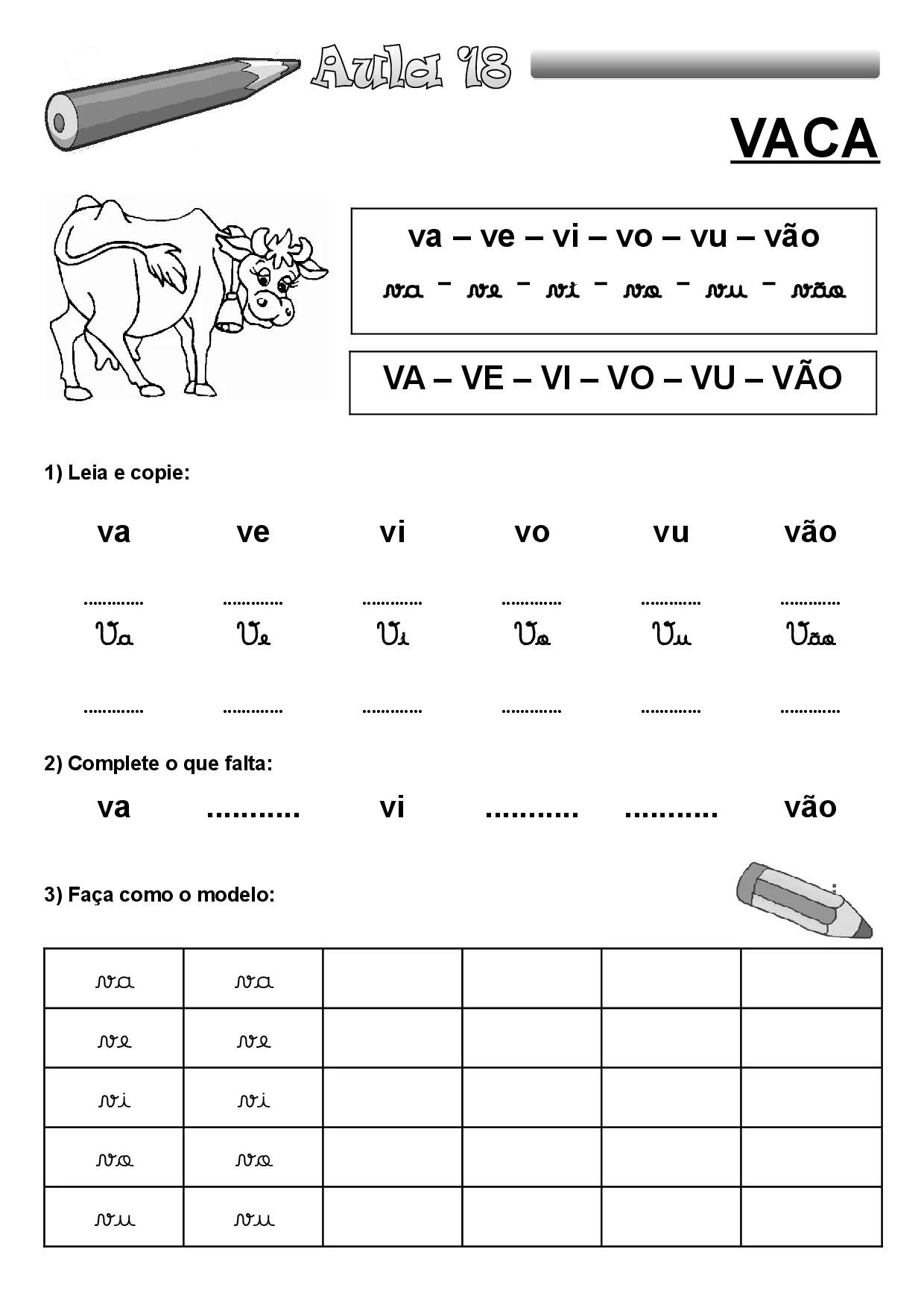 Apostila De Alfabetizacao Para Imprimir PDF Gratis 34