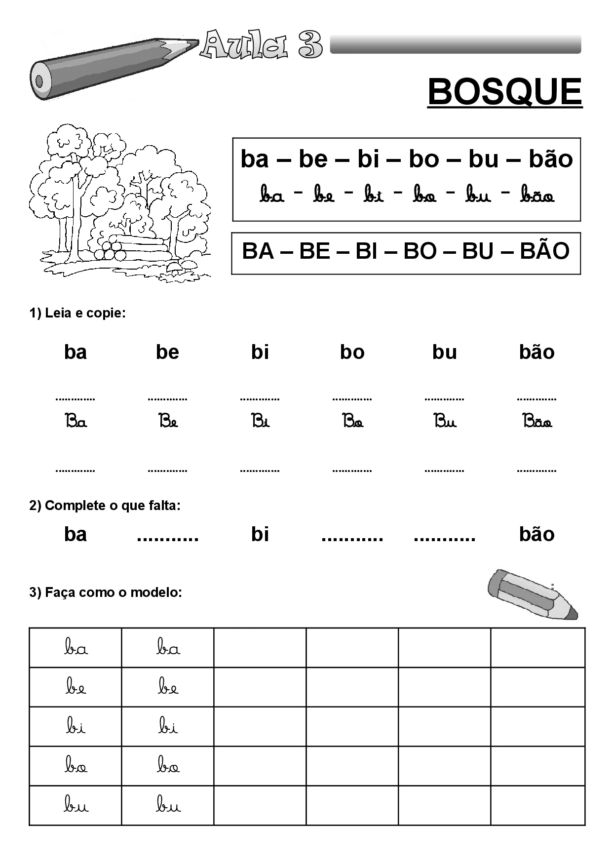 Apostila De Alfabetizacao Para Imprimir PDF Gratis 4