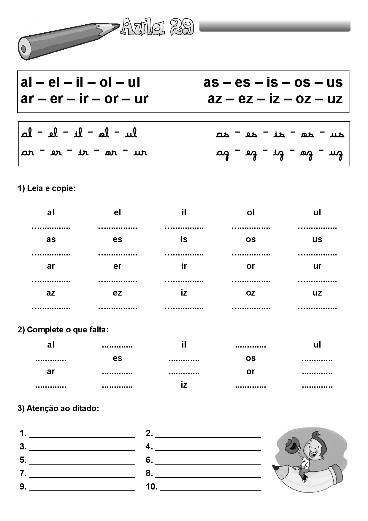 Apostila De Alfabetizacao Para Imprimir PDF Gratis 56