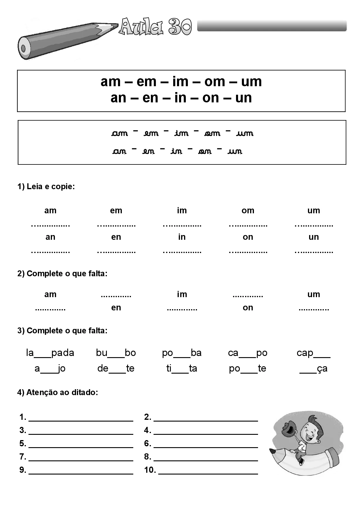 Apostila De Alfabetizacao Para Imprimir PDF Gratis 57