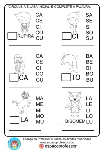 Atividades de Alfabetização Folclore para Imprimir em PDF