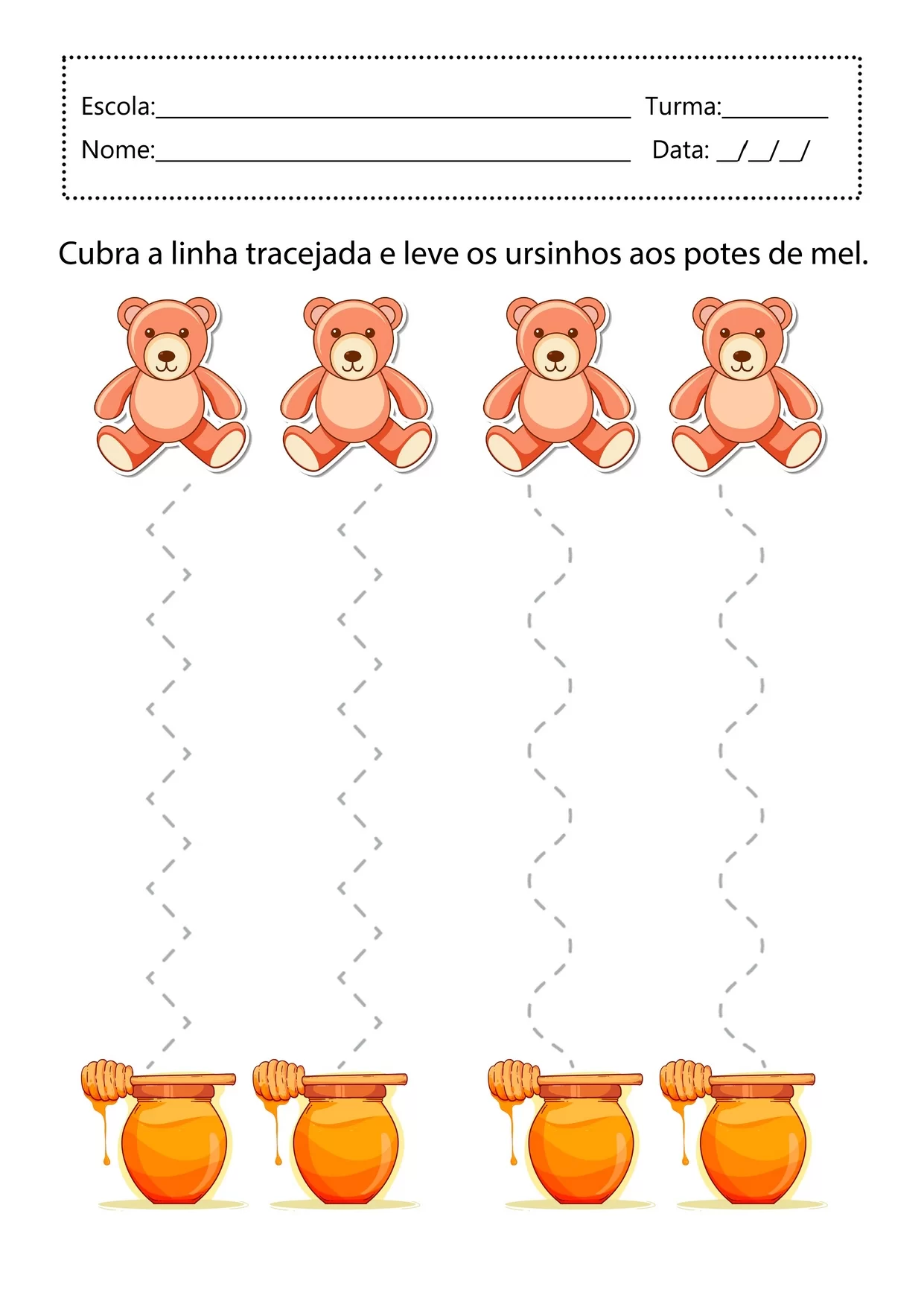 Atividades de coordenação motora – ilustração 2