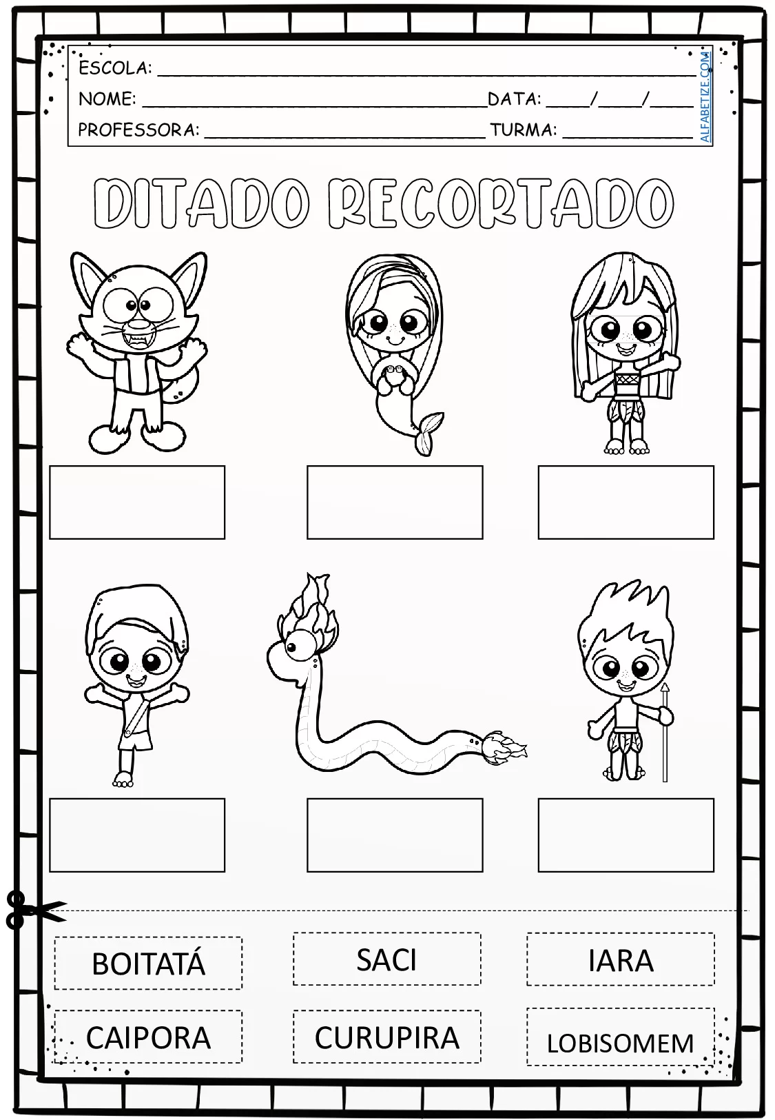 Atividades De Folclore Brasileiro Para Imprimir Em PDF 10