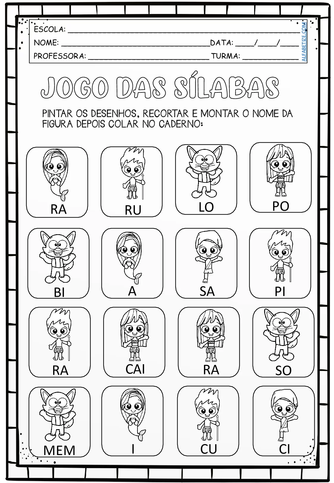 Atividades De Folclore Brasileiro Para Imprimir Em PDF 11