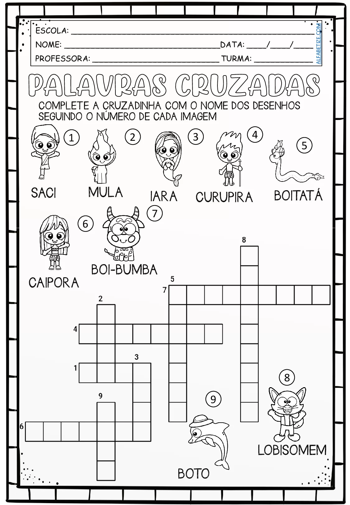 Atividades De Folclore Brasileiro Para Imprimir Em PDF 14