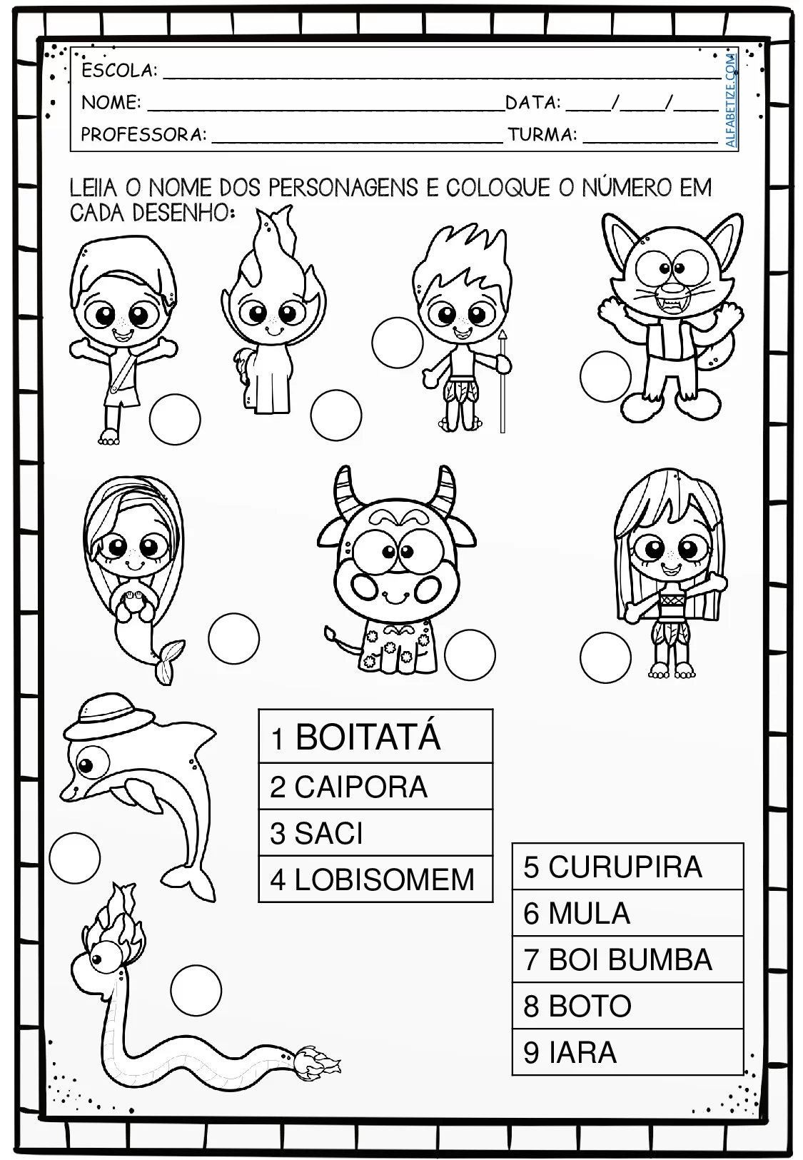 Atividades De Folclore Brasileiro Para Imprimir Em PDF 22