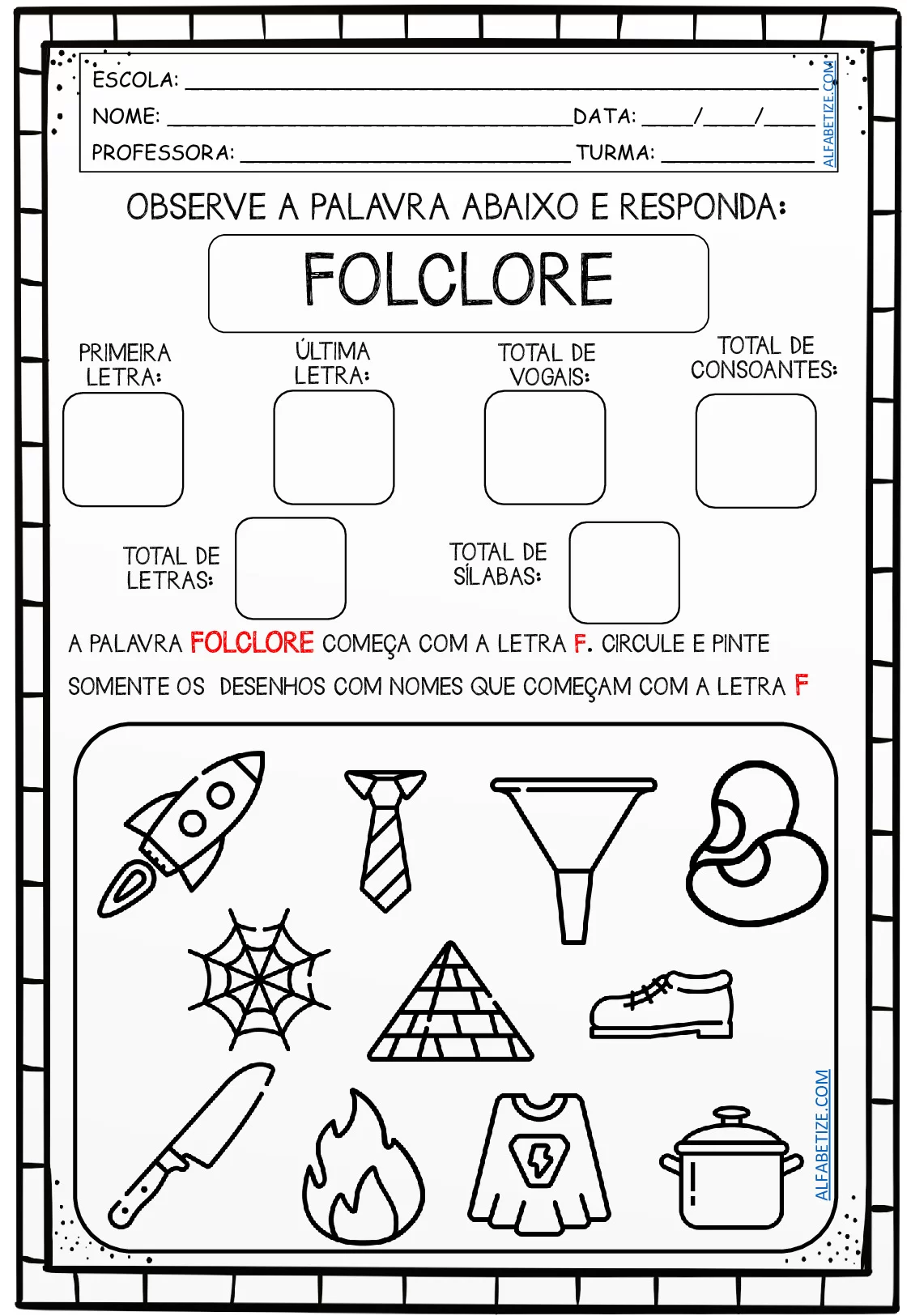 Atividades De Folclore Brasileiro Para Imprimir Em PDF 3