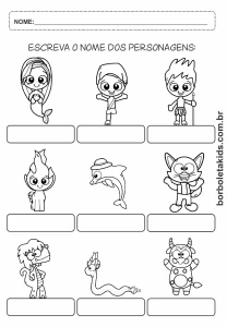 Atividades de folclore para imprimir em PDF