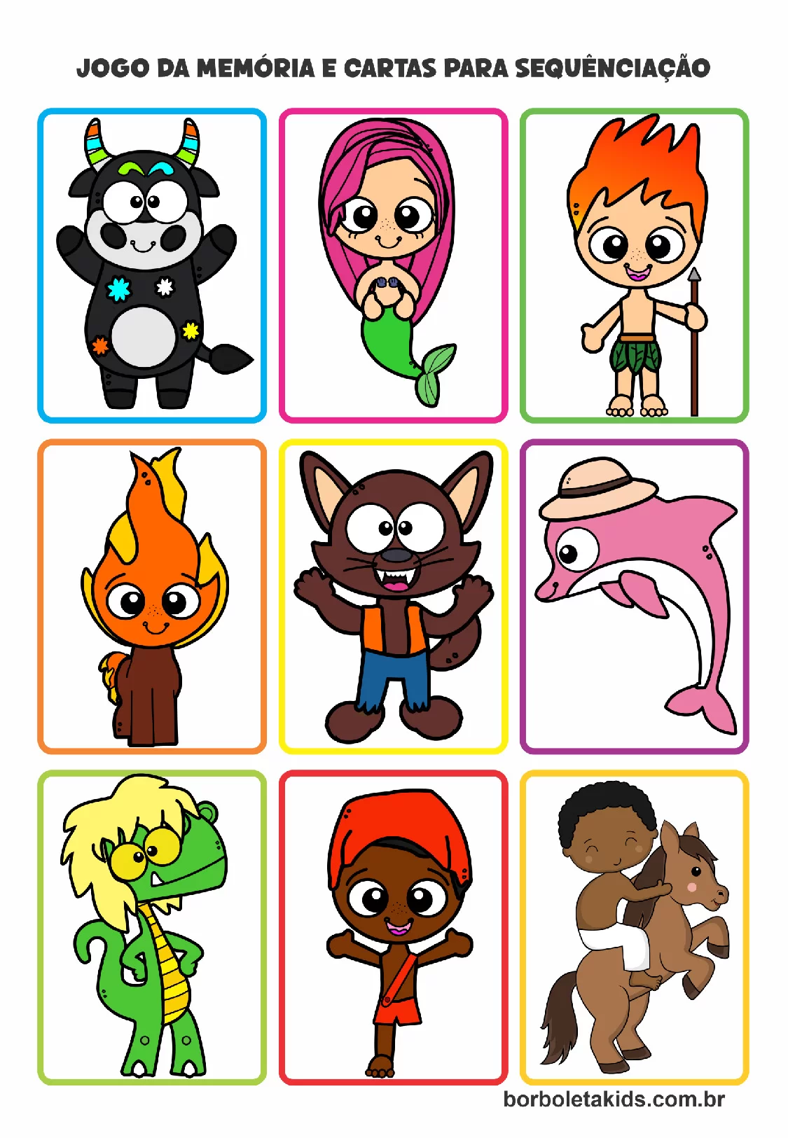 Atividades De Folclore Para Imprimir Em PDF 5