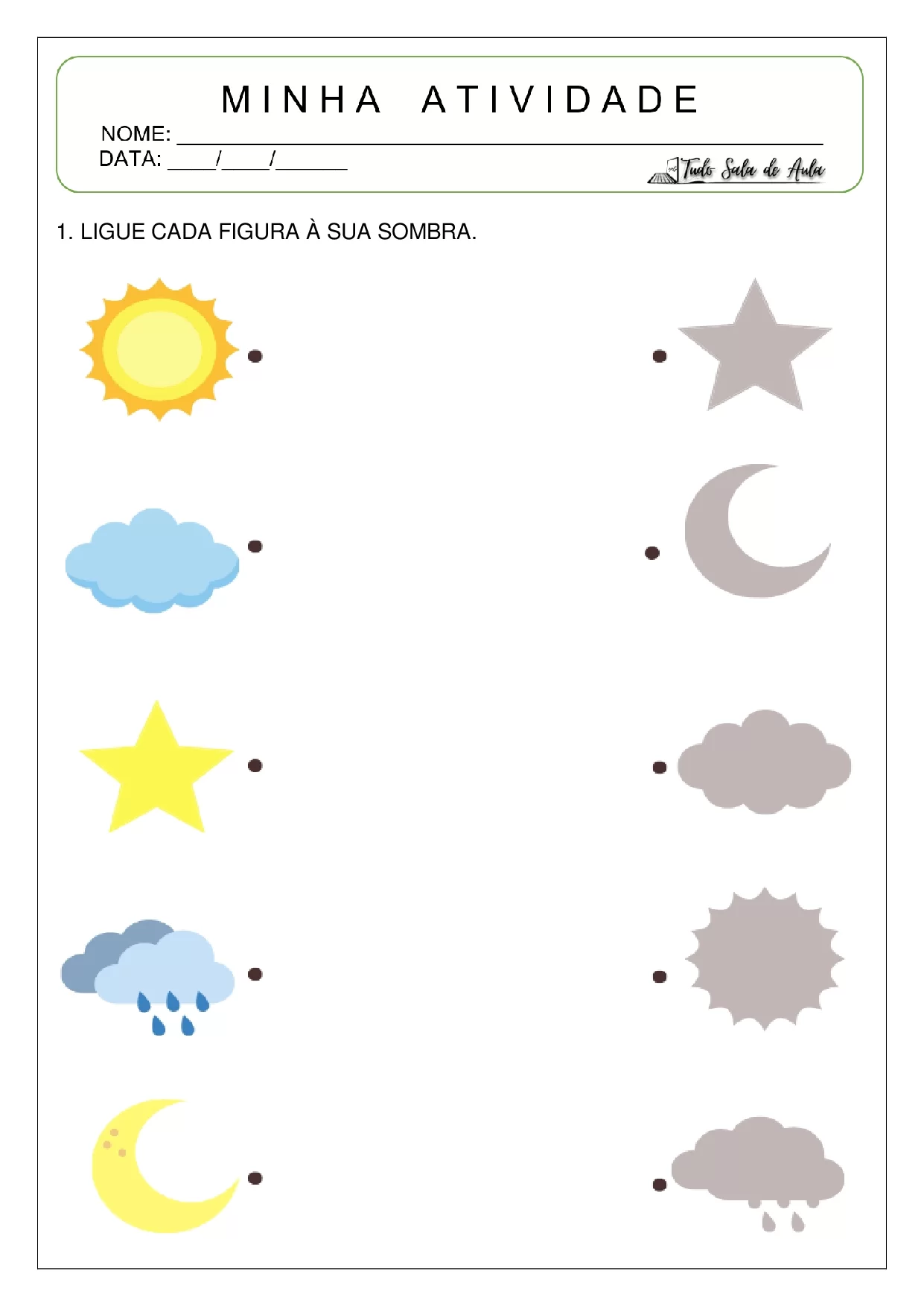 Atividades De Ligar As Sombras Para Educacao Infantil 7