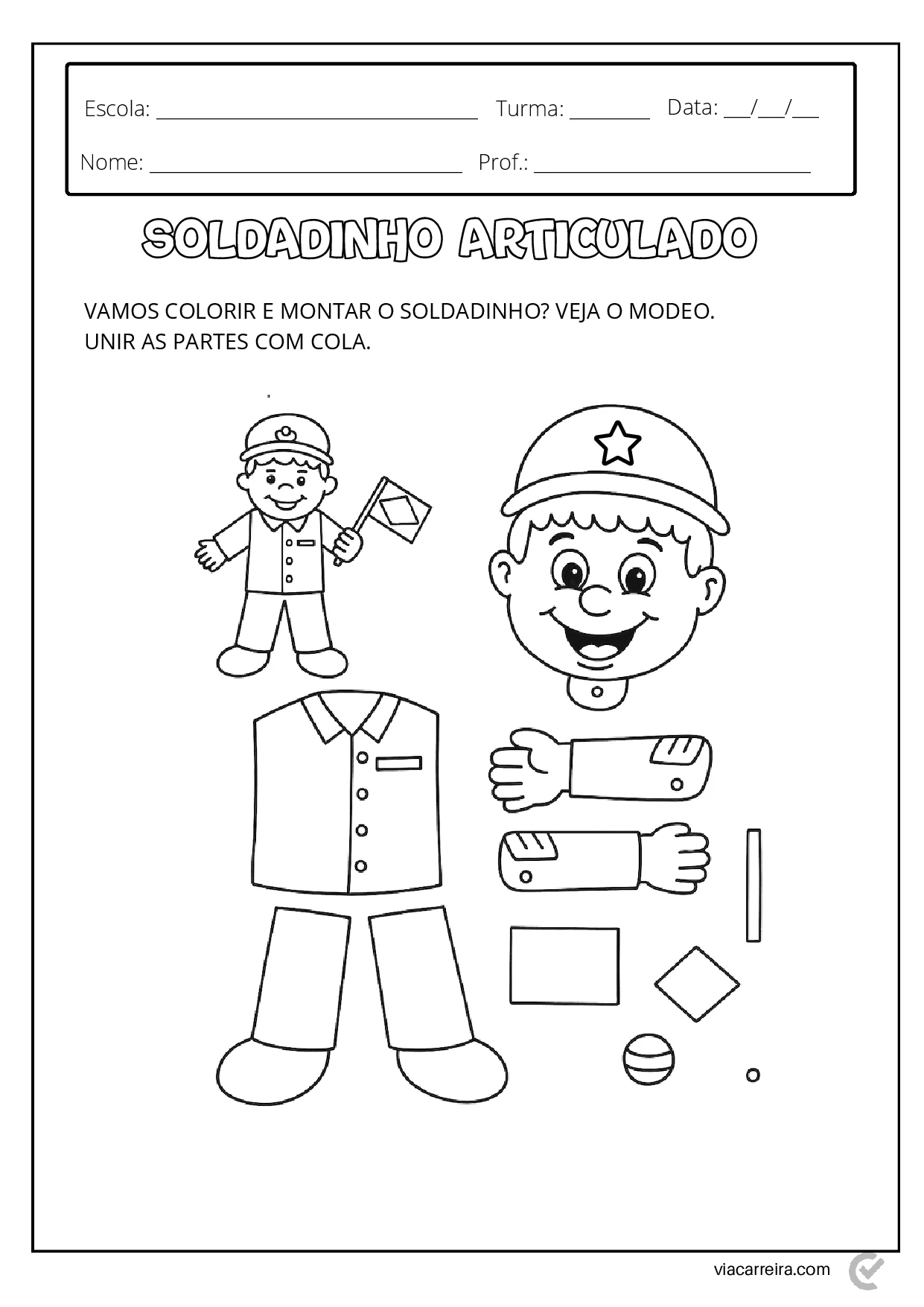 Atividades Dia Do Soldado Em PDF Para Imprimir 14