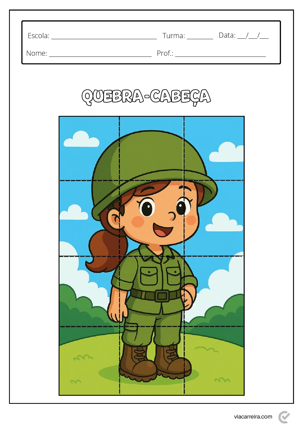 Atividades Dia Do Soldado Em PDF Para Imprimir 21