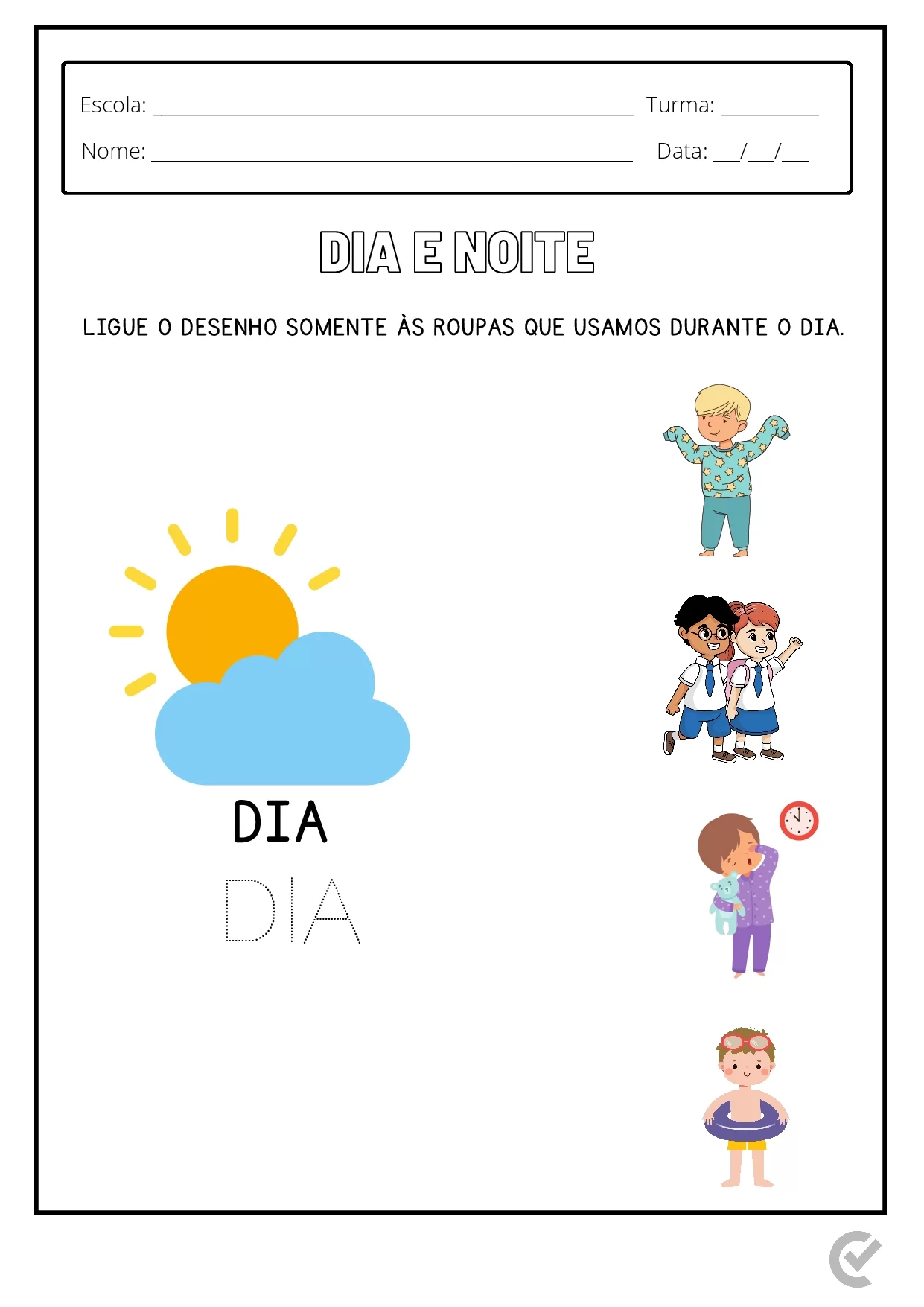 Atividades Dia E Noite Em Pdf Para Educacao Infantil 10