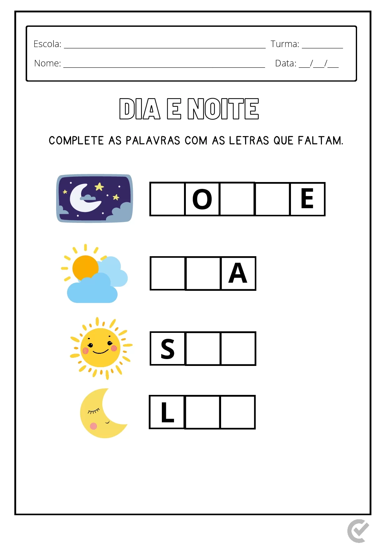 Atividades Dia E Noite Em Pdf Para Educacao Infantil 19