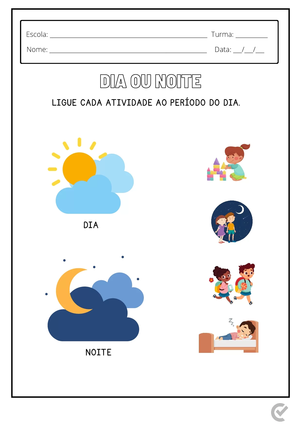 Atividades Dia E Noite Em Pdf Para Educacao Infantil 6