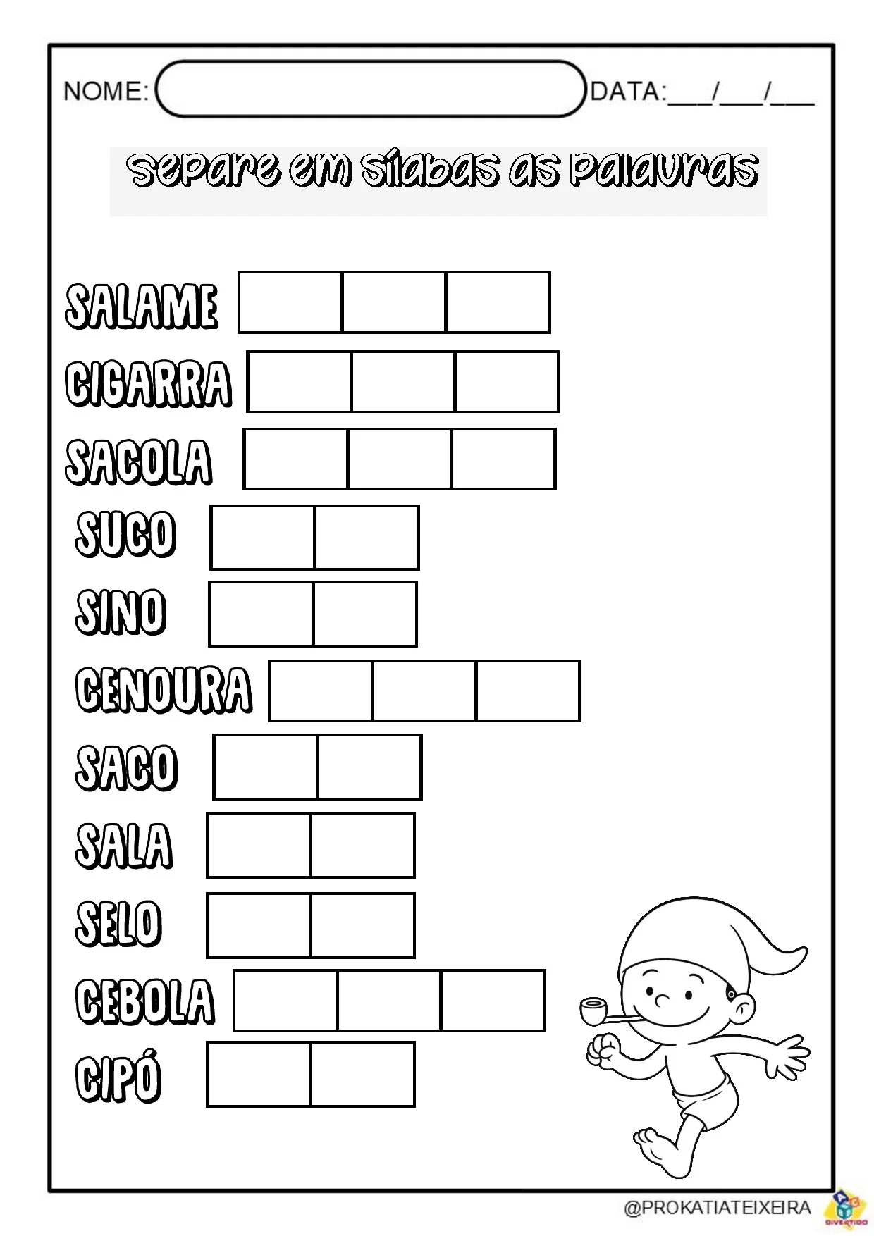 Atividades Do Saci Perere Folclore Pre Escola E 1o Ano 14