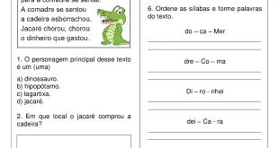 Atividades sobre parlendas 1º e 2º ano em pdf para imprimir