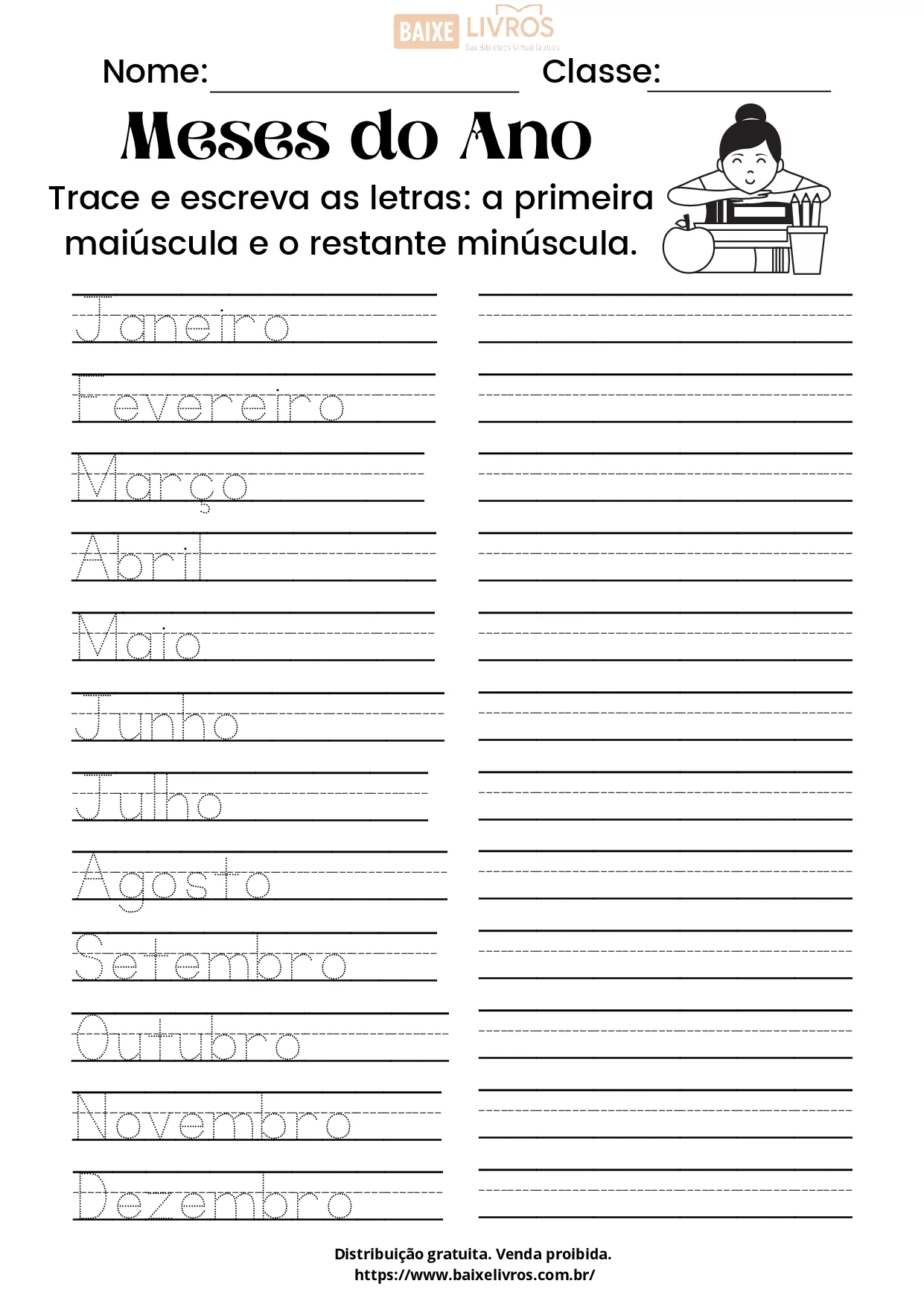 Caligrafia Para Imprimir Dias Da Semana E Meses PDF 8