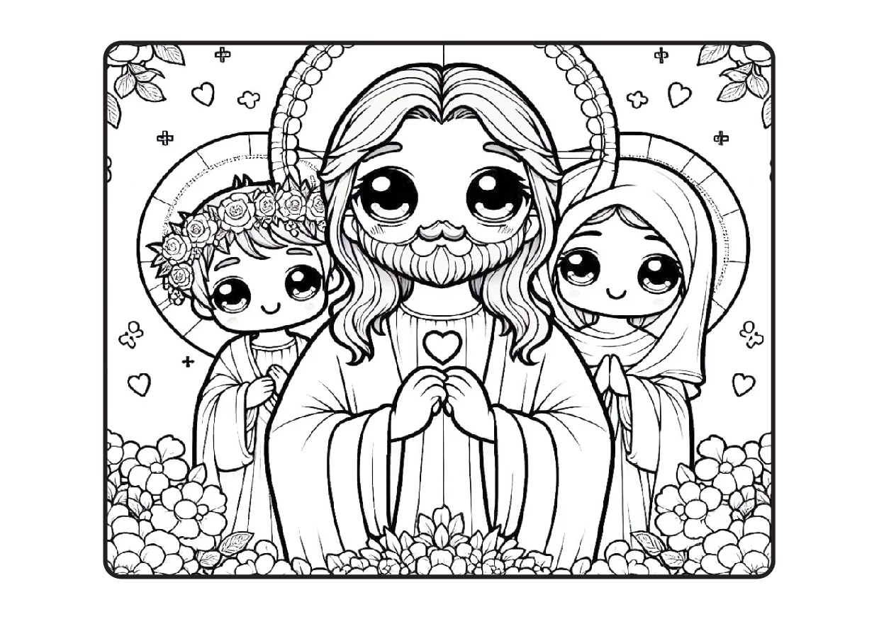 Desenhos Biblicos Para Colorir Colorindo Com Jesus PDF 14