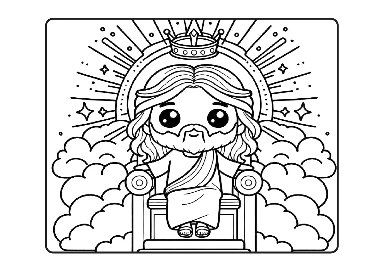 Desenhos Biblicos Para Colorir Colorindo Com Jesus PDF 24