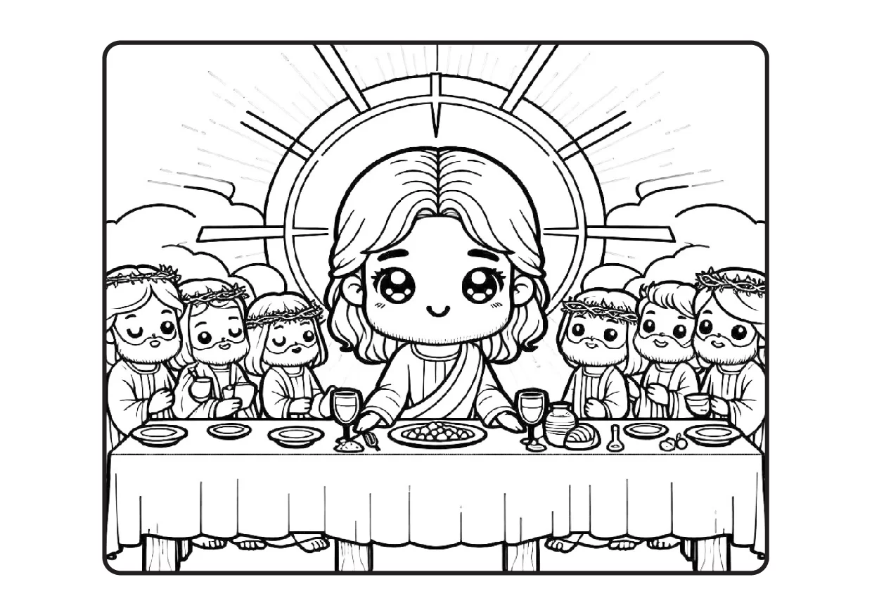 Desenhos Biblicos Para Colorir Colorindo Com Jesus PDF 27