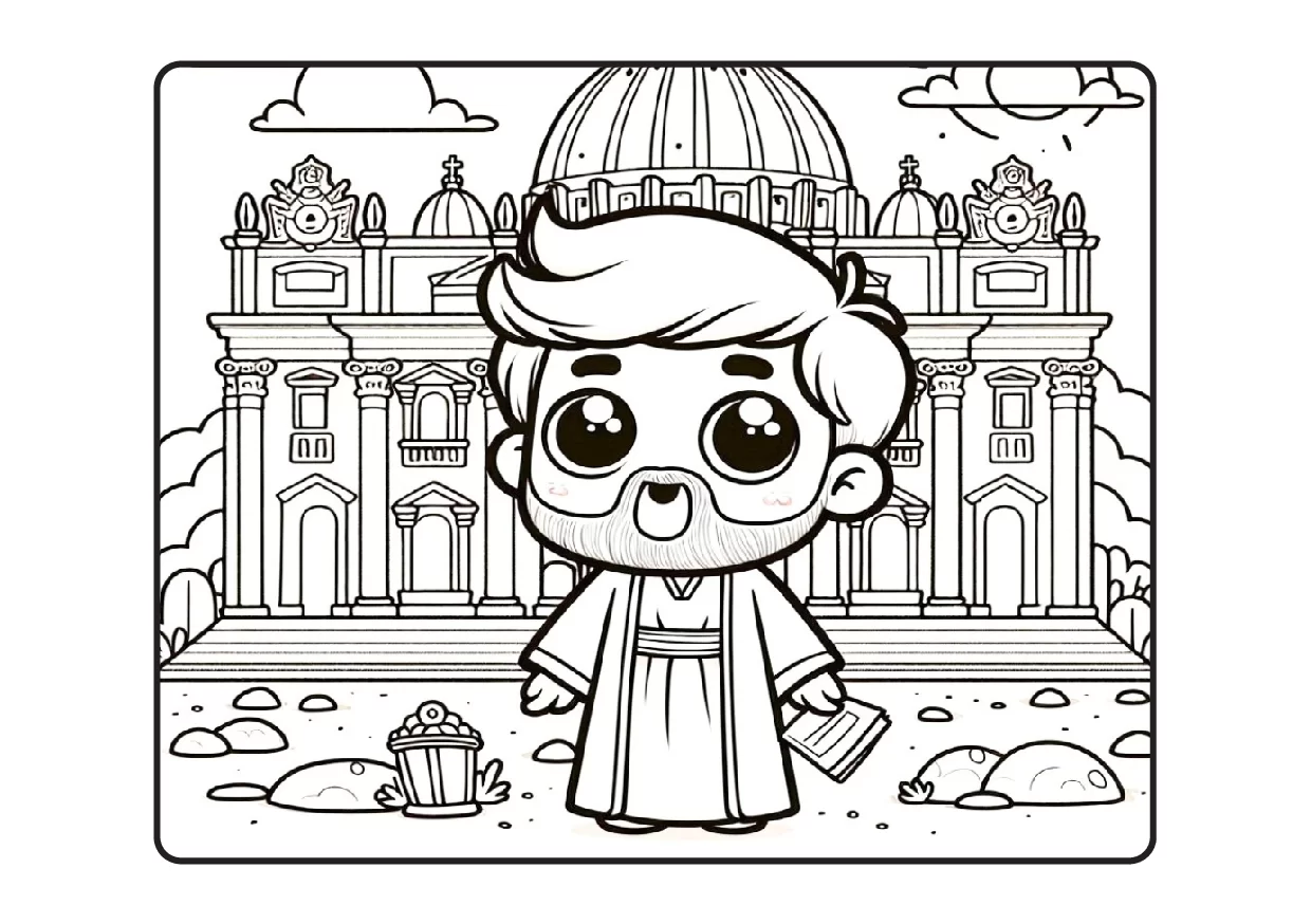 Desenhos Biblicos Para Colorir Colorindo Com Jesus PDF 31