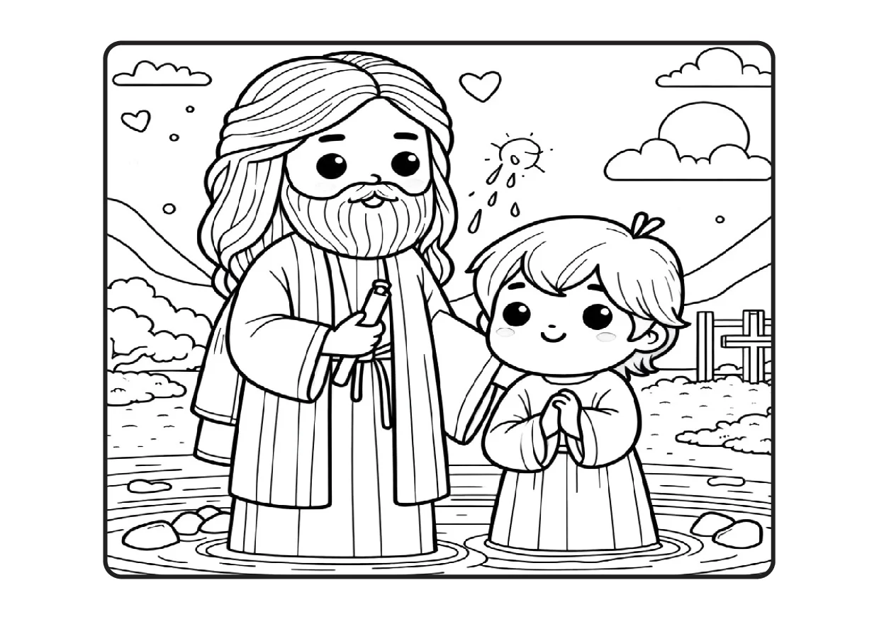 Desenhos Biblicos Para Colorir Colorindo Com Jesus PDF 33