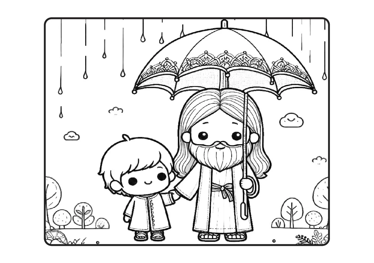 Desenhos Biblicos Para Colorir Colorindo Com Jesus PDF 46