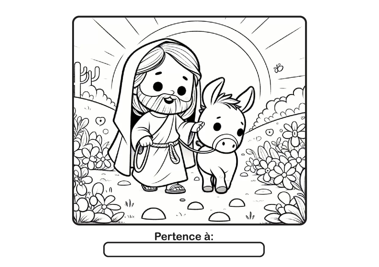 Desenhos Biblicos Para Colorir Colorindo Com Jesus PDF 5
