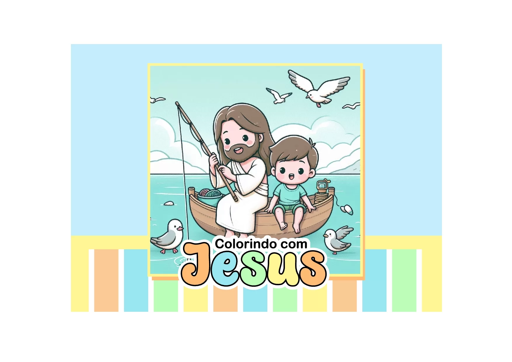 Desenhos Bíblicos para Colorir - Colorindo com Jesus PDF